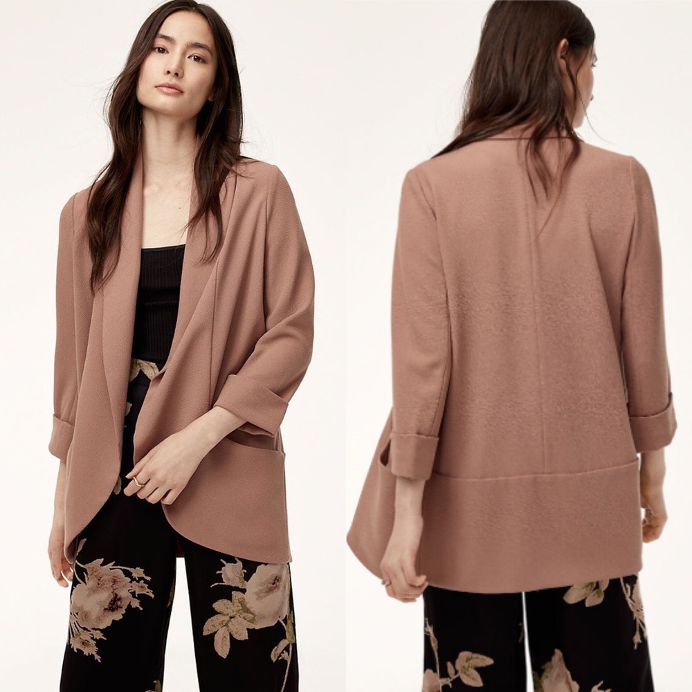 Aritzia | Wilfred Chevalier Jacket in Nutmeg 8